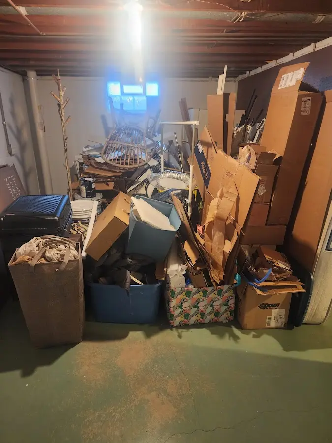 Roll-off dumpster container at job site for Yard Waste Dumpster Rental in La Mirada